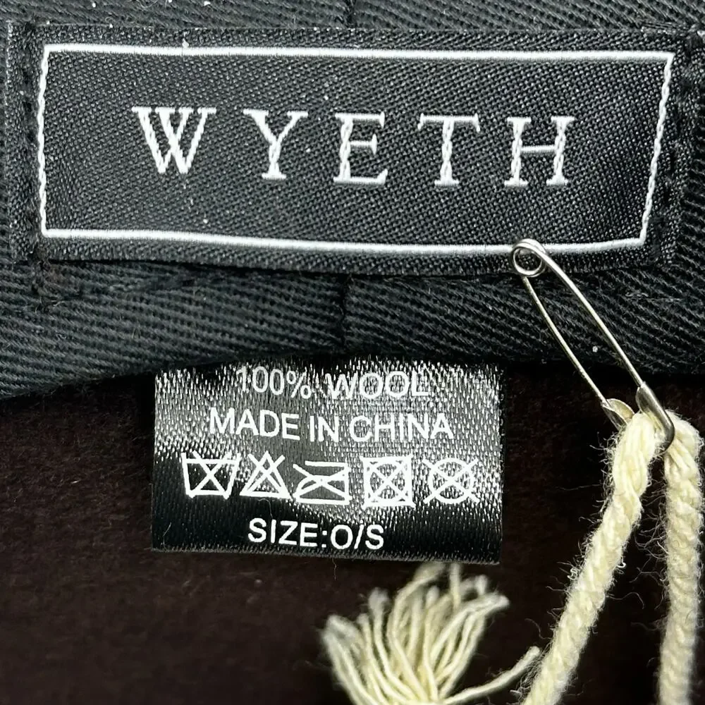 WYETH Brown Wool Rancher / Western Hat – One Size